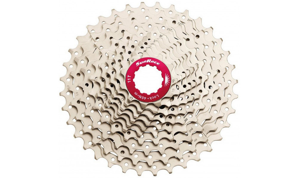 Rataspakka SunRace CSMX0 10-speed 11-36T metallic - 1