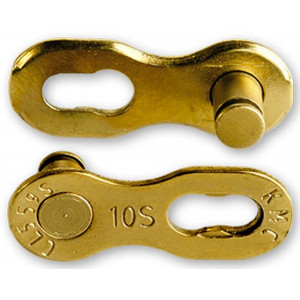 Ketjulukko KMC MissingLink 10R Ti-N Gold (2 pcs.)