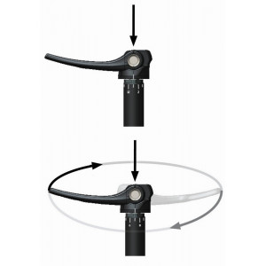 Etunavan akseli SRAM Maxle Ultimate MTB 15x100mm M15x1.5mm