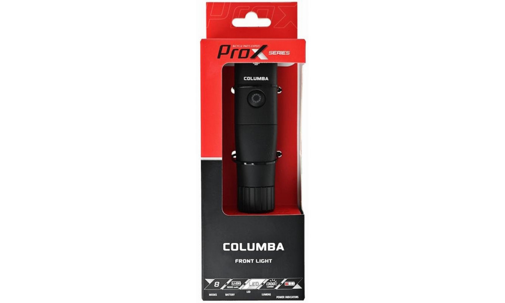 Etuvalo ProX Columba Memory Safe mode GoPro 1300Lm USB - 2