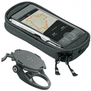 Älypuhelinteline ja laukku polkupyörään SKS Compit Stem & Com + Smartbag