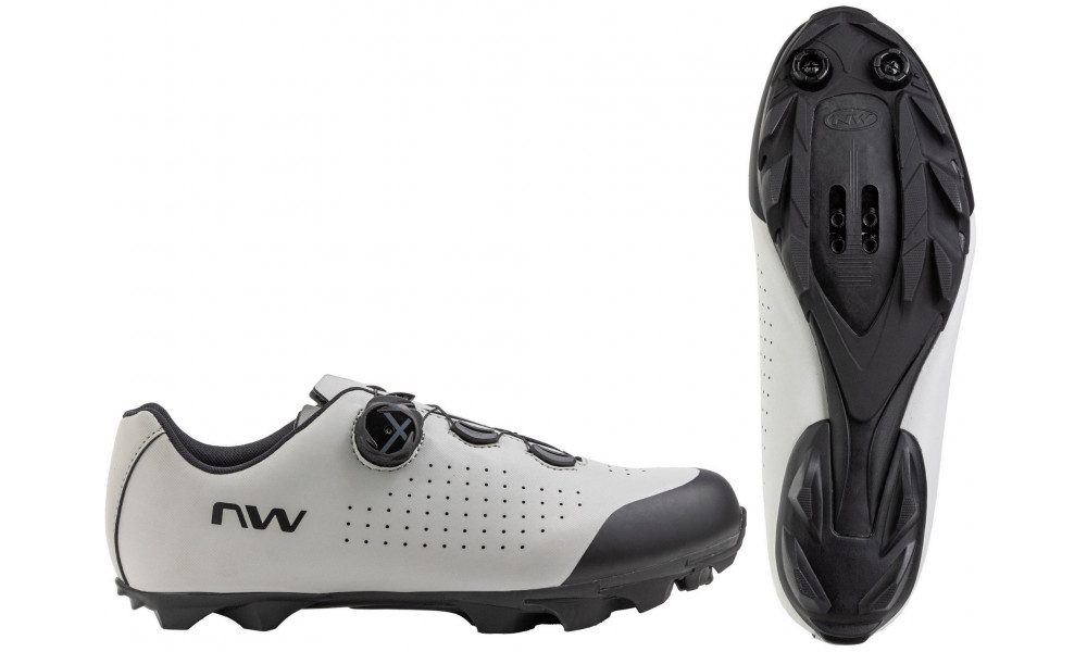 Pyöräilykengät Northwave Scorpius Plus 4 MTB XC light grey-black - 1