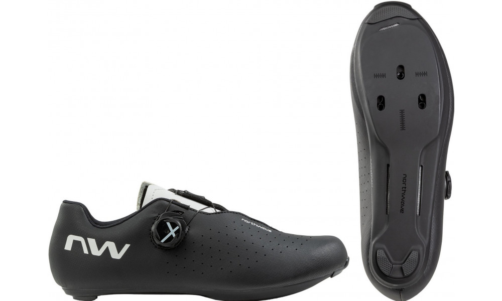 Pyöräilykengät Northwave Sonic Plus Road black-light grey - 1