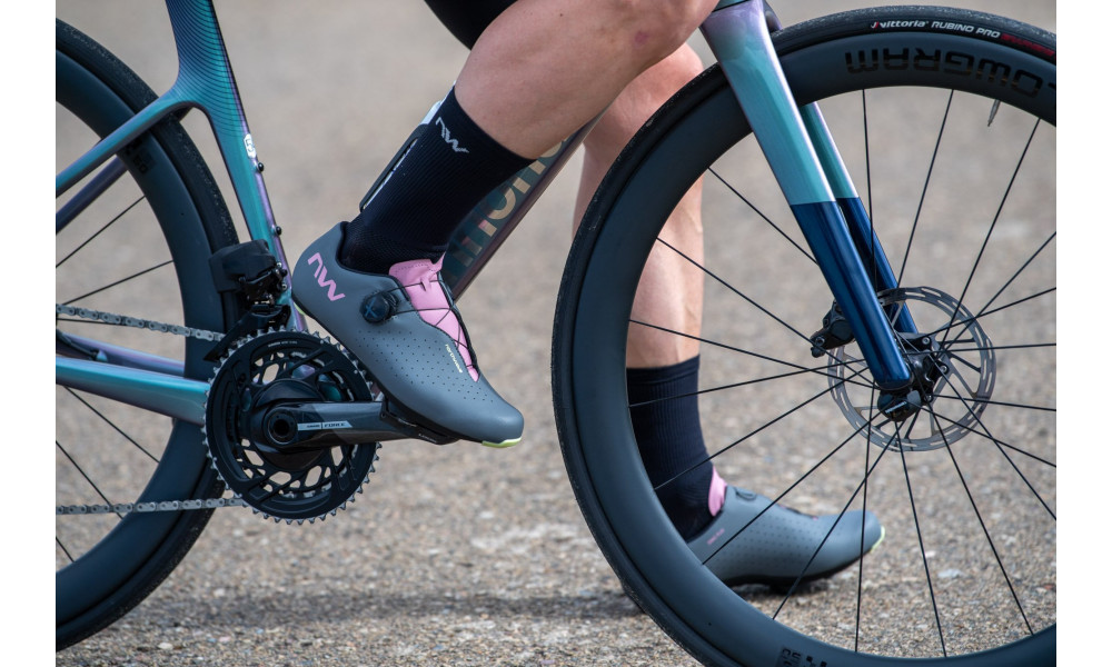 Pyöräilykengät Northwave Sonic Plus Road dark grey-dusty malva - 2