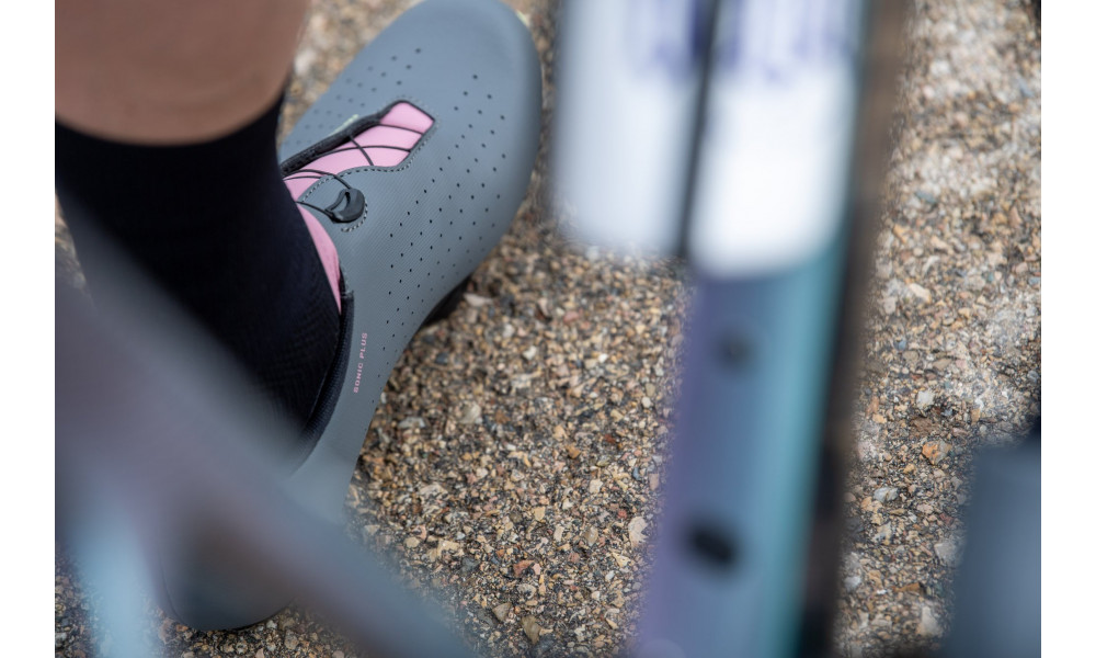 Pyöräilykengät Northwave Sonic Plus Road dark grey-dusty malva - 3