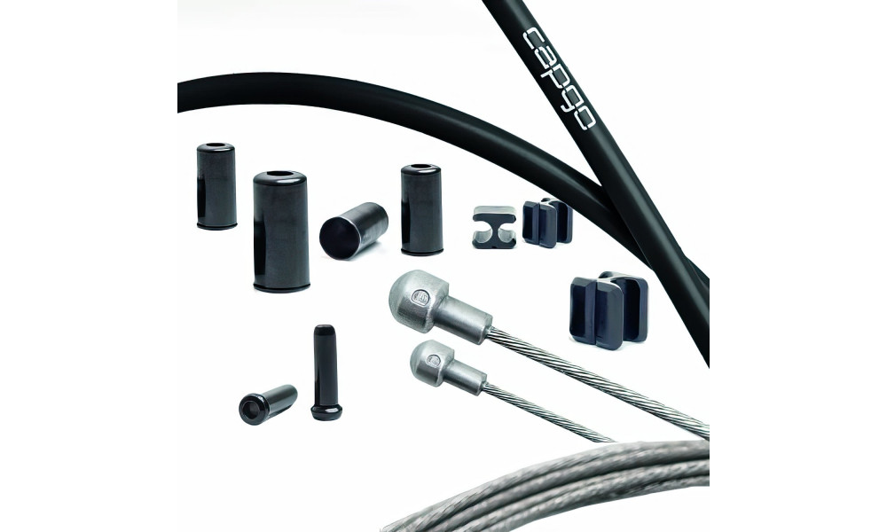 Jarruvaijerisarja Capgo BL stainless Shimano/Sram Road black 