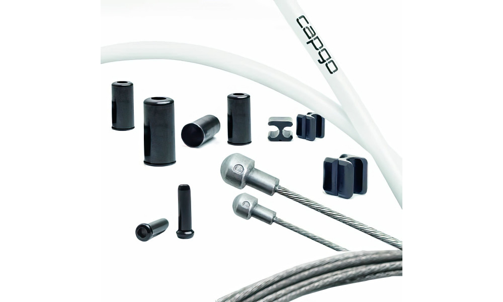 Jarruvaijerisarja Capgo BL stainless Shimano/Sram Road white 