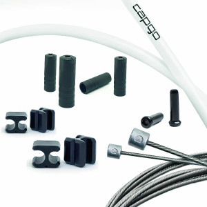 Vaijerisarja Capgo BL Doube(2x) stainless Shimano/Sram Road & MTB white