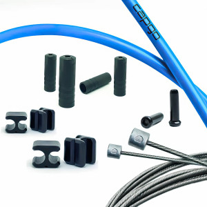 Vaijerisarja Capgo BL Doube(2x) stainless Shimano/Sram Road & MTB blue