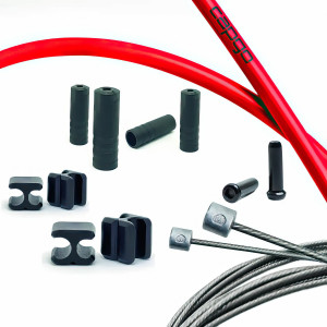 Vaijerisarja Capgo BL Doube(2x) stainless Shimano/Sram Road & MTB red