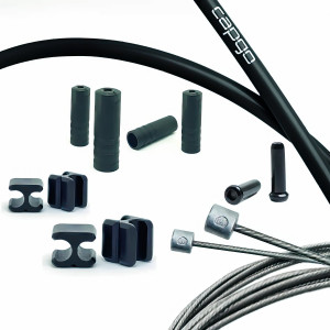 Vaijerisarja Capgo BL Doube(2x) stainless Campy Road black