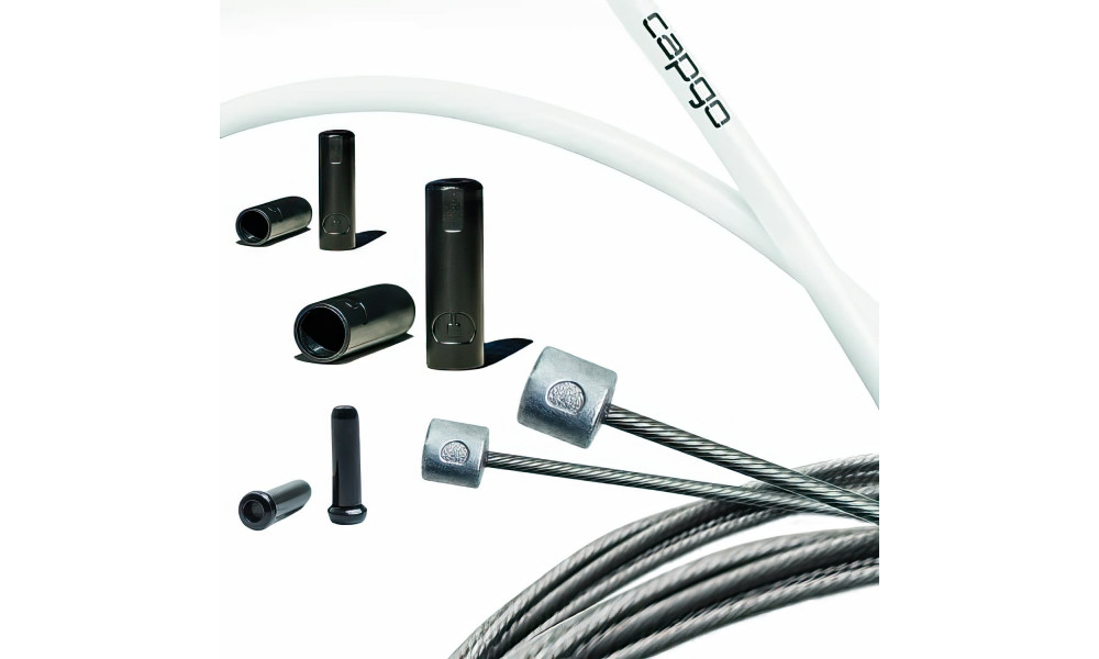 Vaijerisarja Capgo BL Double(2x) ECO stainless Shimano/Sram Road & MTB white 