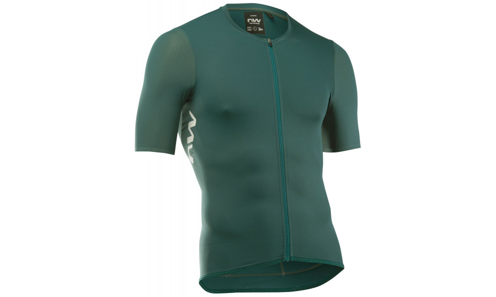 Pyöräilypaita Northwave Essence EVO S/S petrolium - 1