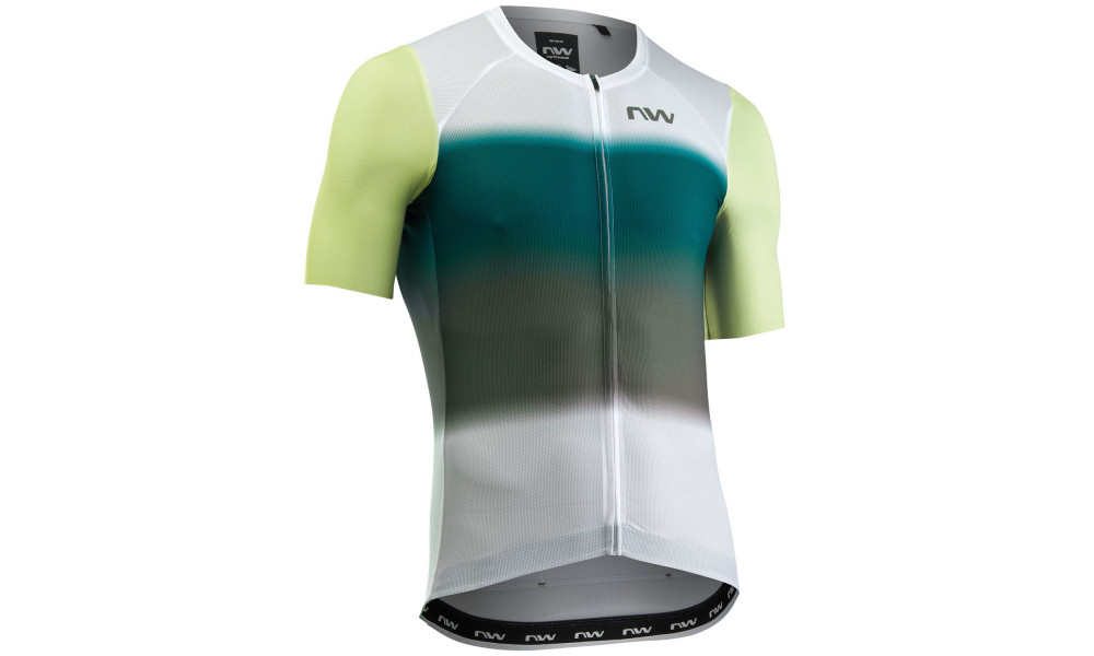 Pyöräilypaita Northwave Blade Air S/S white-cool matcha - 1