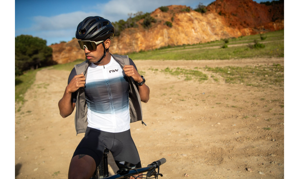 Pyöräilypaita Northwave Blade Air S/S white-black - 2