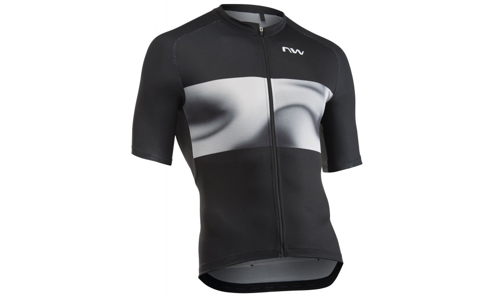 Pyöräilypaita Northwave Force EVO S/S black-light grey - 1