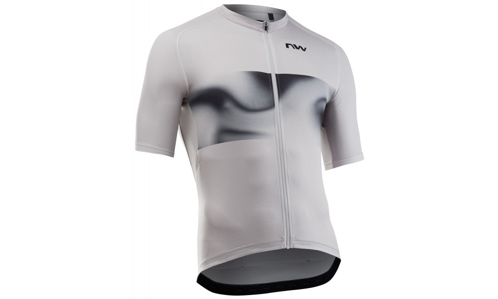 Pyöräilypaita Northwave Force EVO S/S light grey - 1