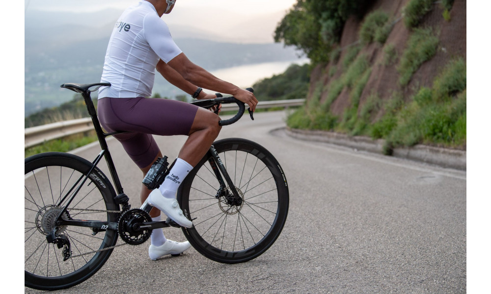 Bib-pyöräilyshortsit Northwave Fast grape wine - 3