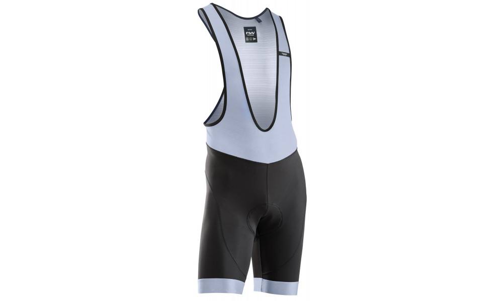 Bib-pyöräilyshortsit Northwave Active Evo black-ice grey - 1