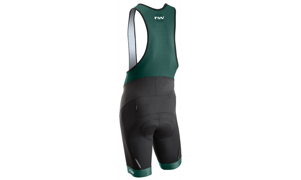 Bib-pyöräilyshortsit Northwave Active Evo black-petrolium - 2