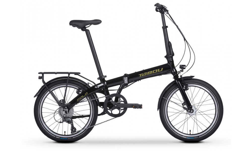 Polkupyörä Tabou Fold Street black-gold 