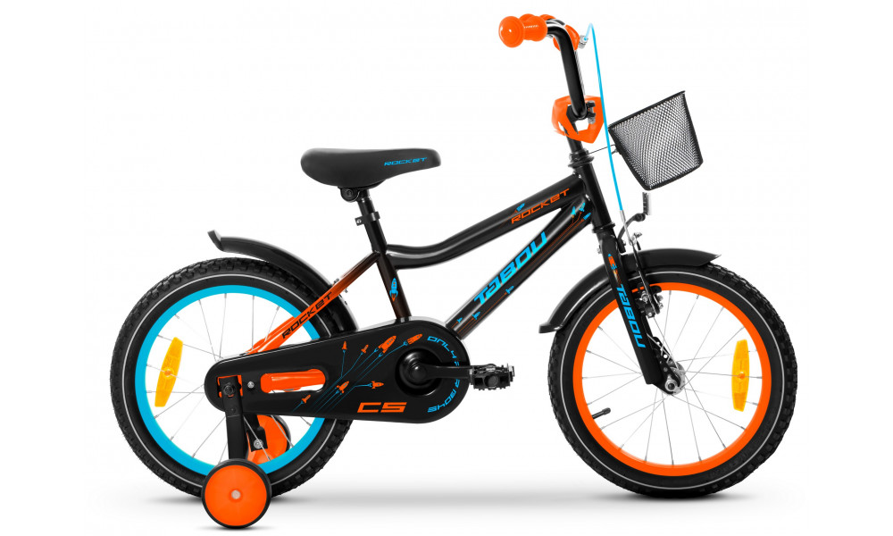 Polkupyörä Tabou Rocket CS Alu 20 black-orange 