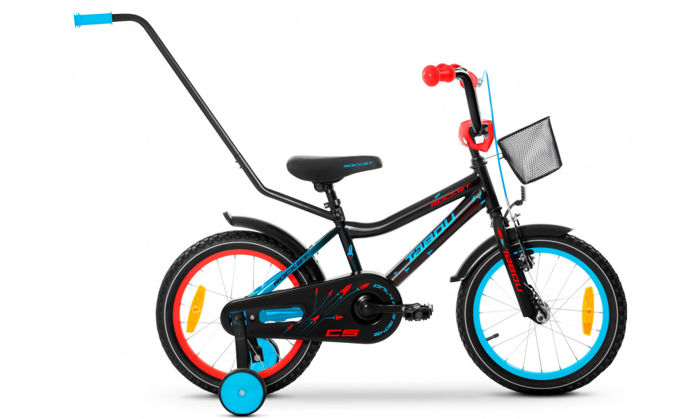 Polkupyörä Tabou Rocket CS Alu 14 black-blue 