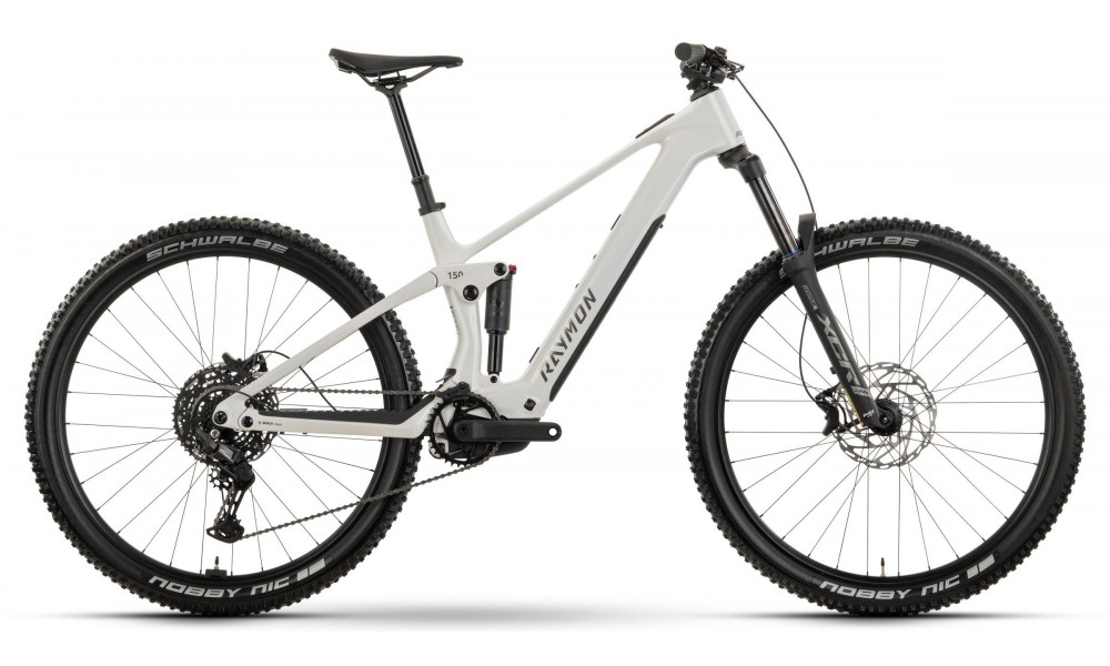 Sähköpyörä Raymon Airok Pure 29" 400 2026 star white-brushed black - 1