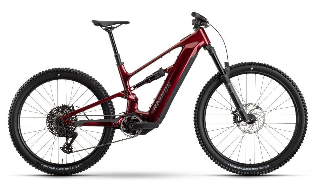 Sähköpyörä Raymon Ravor Pro 29"-27.5" 840 2026 rubyred - 1