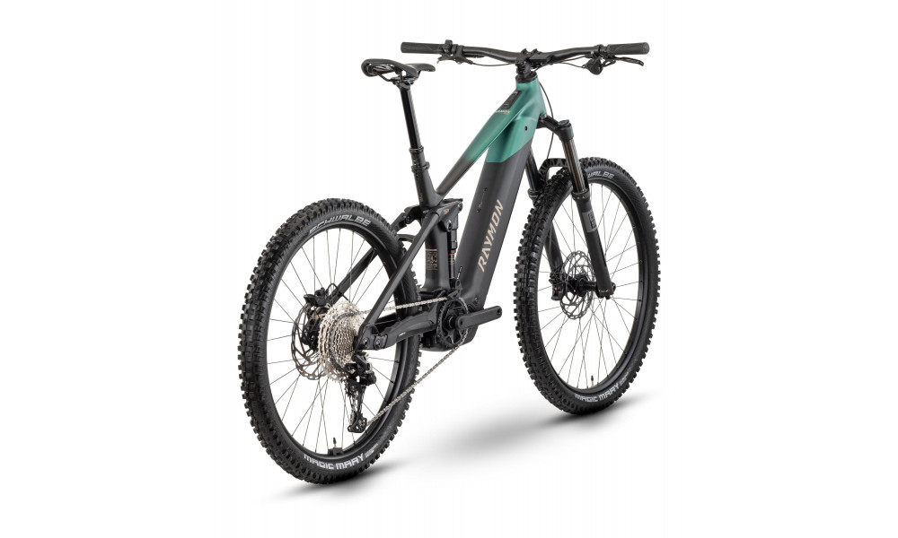 Sähköpyörä Raymon Vamok Comp 29"-27.5" 800 2026 black-sea green - 3