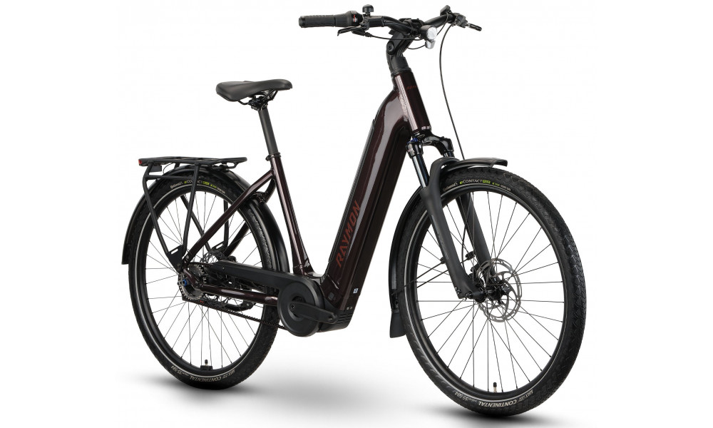 Sähköpyörä Raymon Metmo Pro 27.5" 800 Easy Entry 2026 plum noir - 2