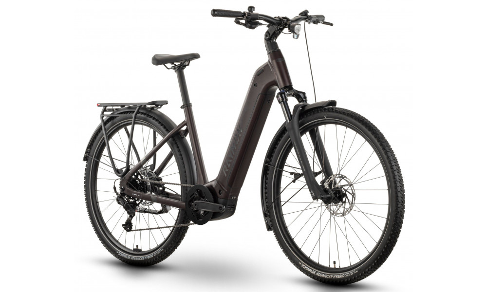 Sähköpyörä Raymon Tahona Comp 29" 800 Easy Entry 2026 plum noir - 2