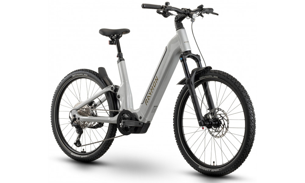 Sähköpyörä Raymon Tavano Sport 27.5" 800 Easy Entry 2026 silver-taupe - 2