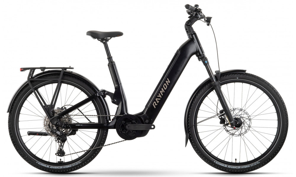 Sähköpyörä Raymon Tavano Comp 27.5" 800 2026 black stealth - 1