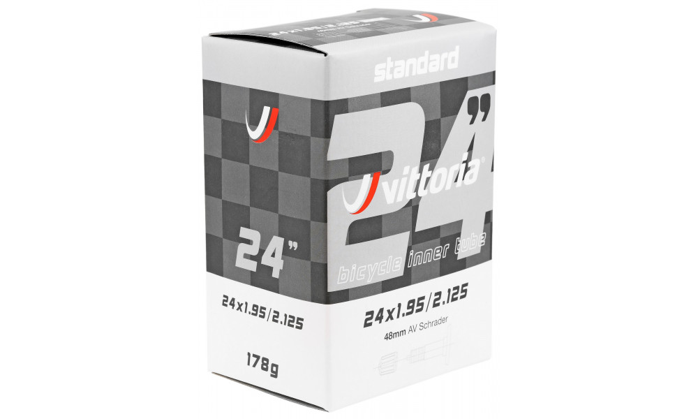 Sisäkumi 24" Vittoria Standard AV 48mm (24x1.95/2.125 - 50/54-507) - 3