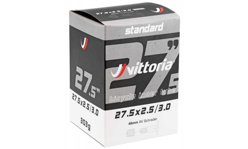 Sisäkumi 27.5" Vittoria Standard AV 48mm (27.5x2.50/3.0 - 62/75-584) - 3