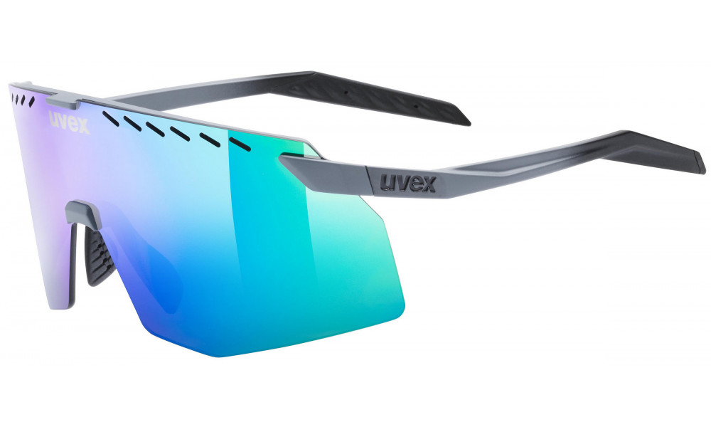 Lasit Uvex pace stage grey matt / mirror green - 1