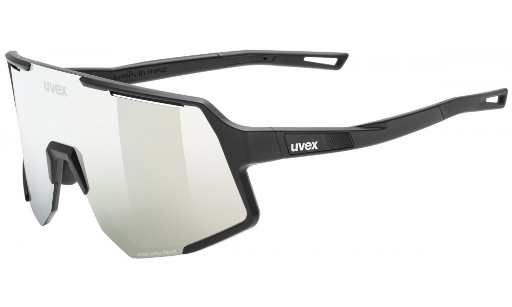Lasit Uvex sequenze CV black matt / mirror silver - 1