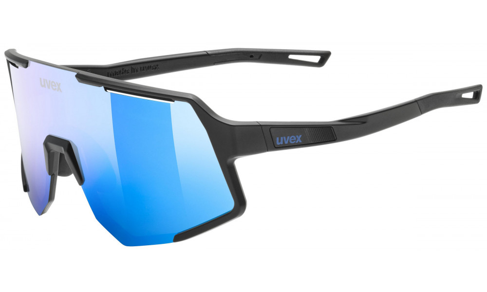 Lasit Uvex sequenze black matt / mirror blue - 1