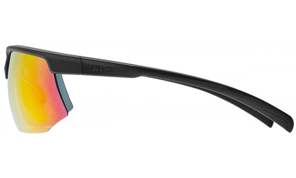 Lasit Uvex aerios black matt / mirror red - 2