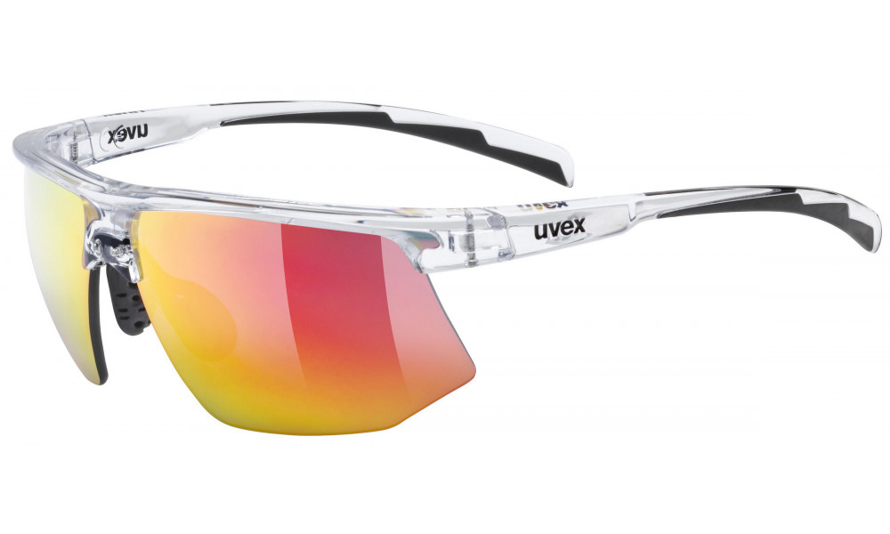 Lasit Uvex aerios clear / mirror red - 1