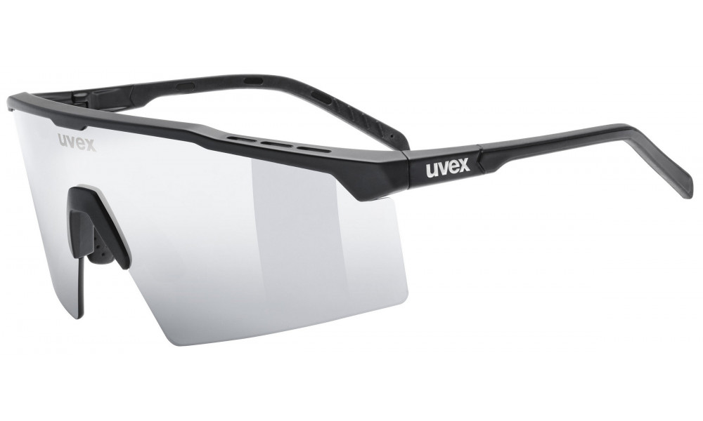 Lasit Uvex flowline black matt / mirror silver - 1