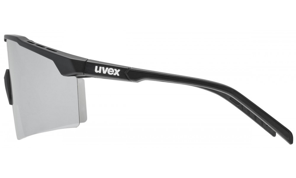 Lasit Uvex flowline black matt / mirror silver - 2