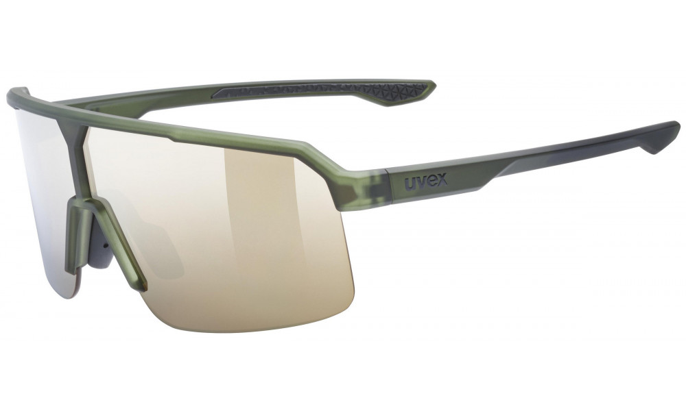 Lasit Uvex ramp olive matt / mirror gold - 1