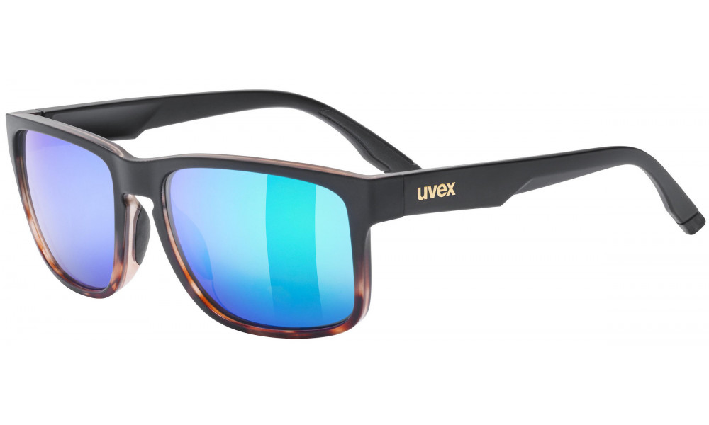 Lasit Uvex poise black-demi matt / mirror green - 1