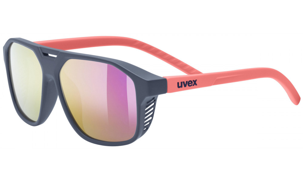 Lasit Uvex cosmic blue - red matt / mirror purple - 1