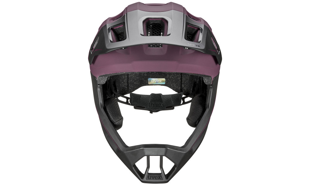 Kypärä Uvex react jr fullface cranberry matt - 3