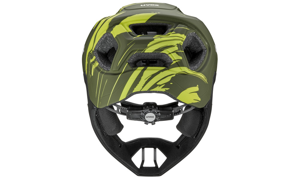 Kypärä Uvex react jr fullface dark olive matt - 4