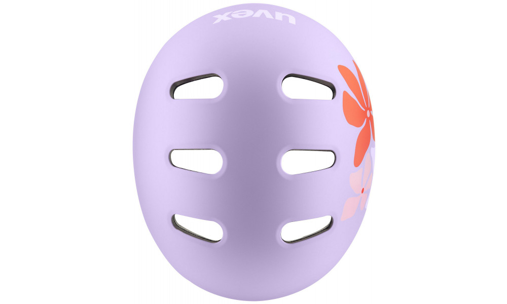 Kypärä Uvex kid 4 style flower lilac matt - 5