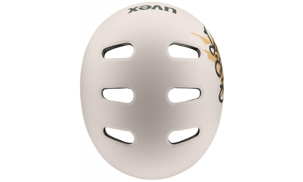 Kypärä Uvex kid 4 style super hero warm grey matt - 5